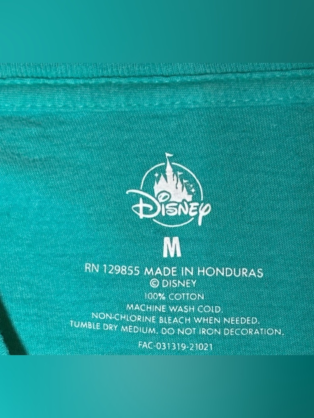 Disney Adult Tee - Walt Disney World - Pastel Logo Size Medium - Picture 4 of 4